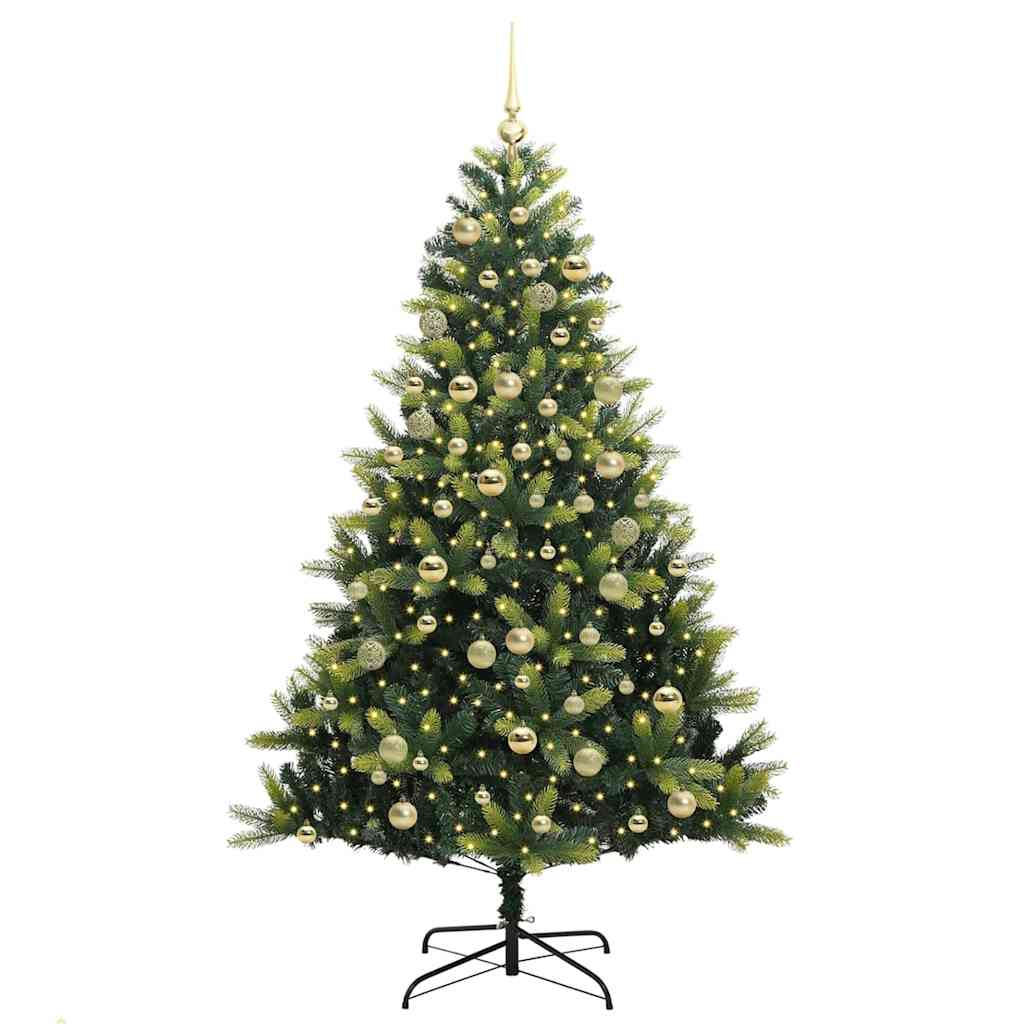 Arbre de Noël artificiel en silicone flexible 300 LEDs 180 cm - XIOS