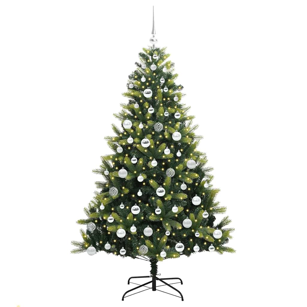 Arbre de Noël artificiel en silicone flexible 300 LEDs 180 cm - XIOS