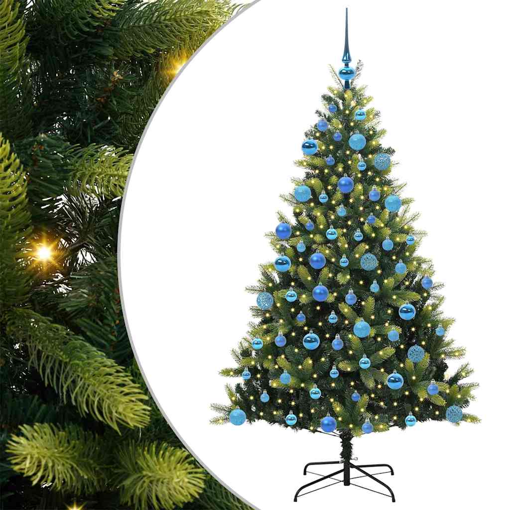 Arbre de Noël artificiel en silicone flexible 300 LEDs 180 cm - XIOS