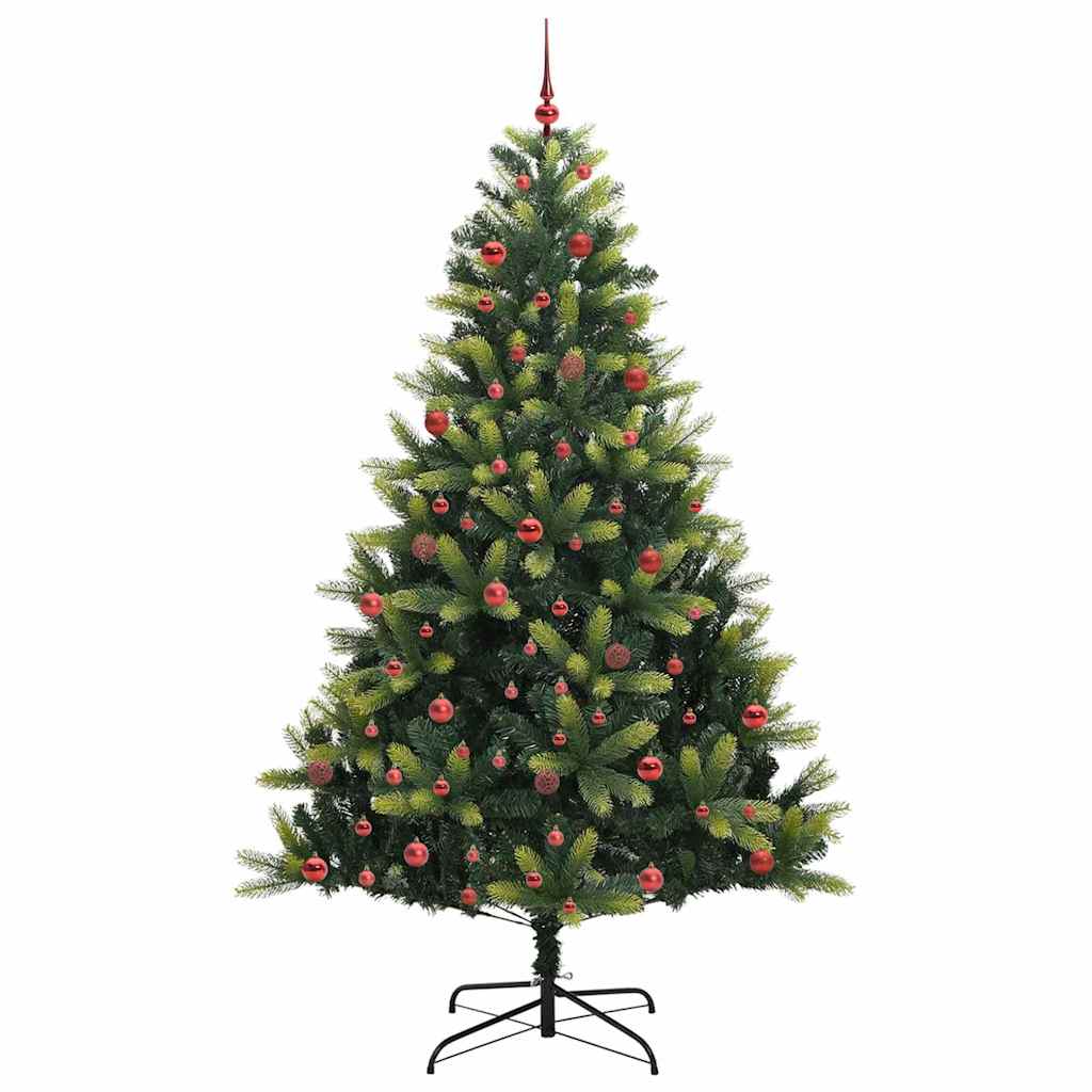 Arbre de Noël artificiel en silicone flexible 300 LEDs 210 cm - XIOS