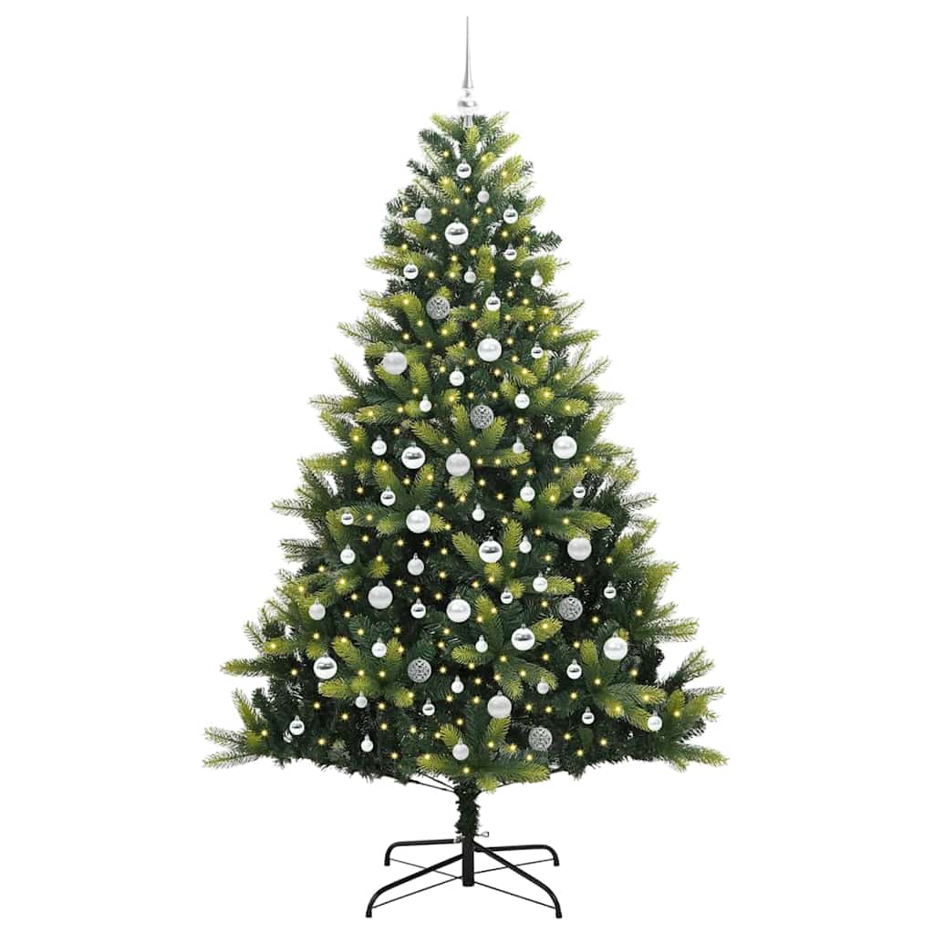 Arbre de Noël artificiel en silicone flexible 300 LEDs 210 cm - XIOS