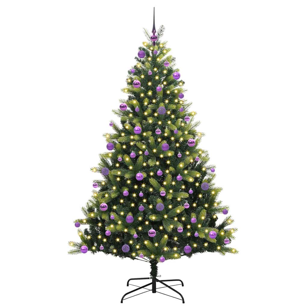 Arbre de Noël artificiel en silicone flexible 300 LEDs 210 cm - XIOS