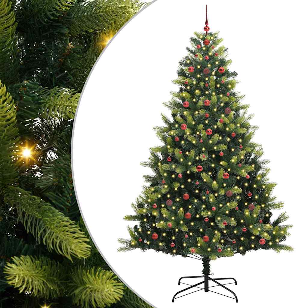 Arbre de Noël artificiel en silicone flexible 300 LEDs 240 cm - XIOS