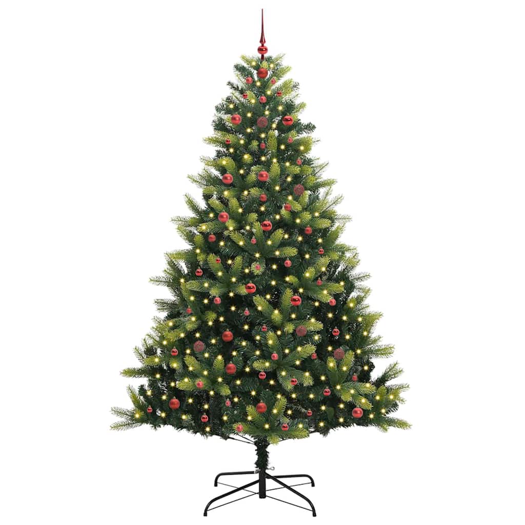 Arbre de Noël artificiel en silicone flexible 300 LEDs 240 cm - XIOS