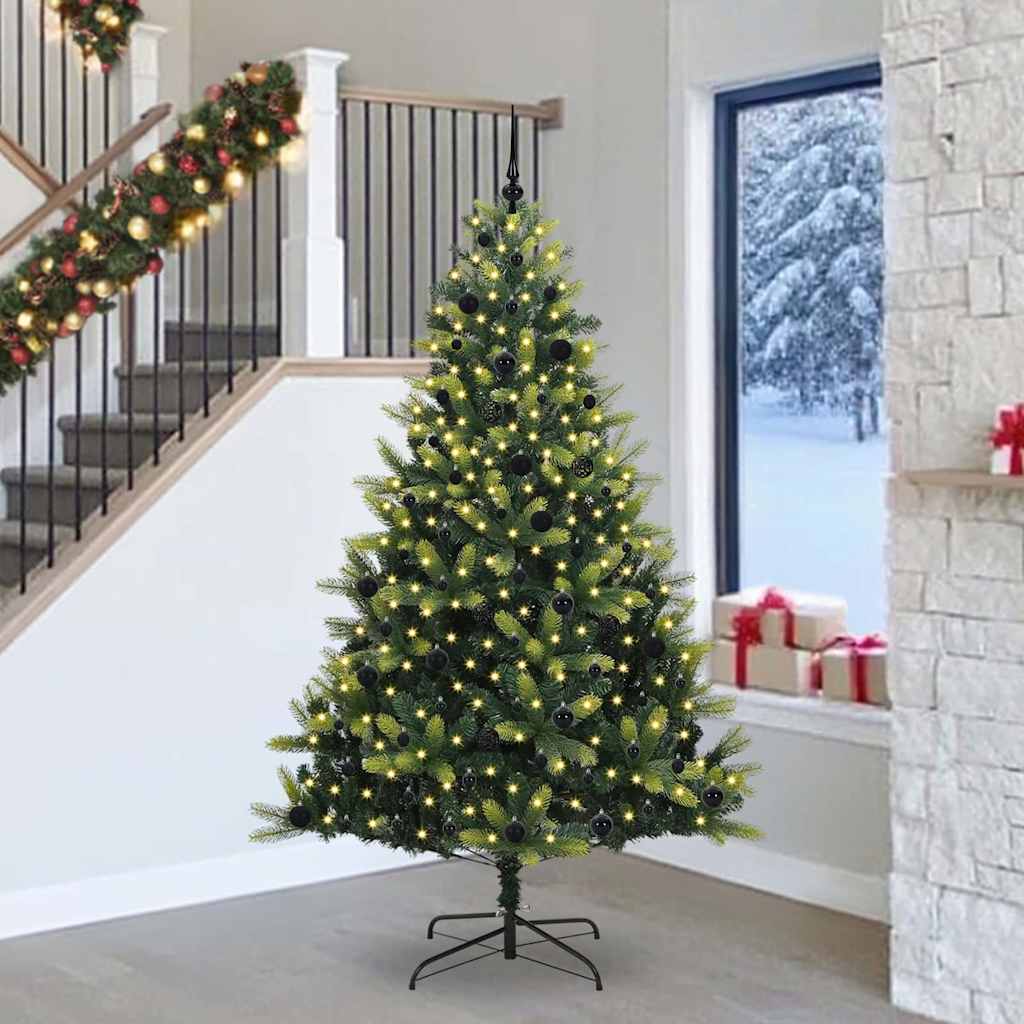 Arbre de Noël artificiel en silicone flexible 300 LEDs 240 cm - XIOS