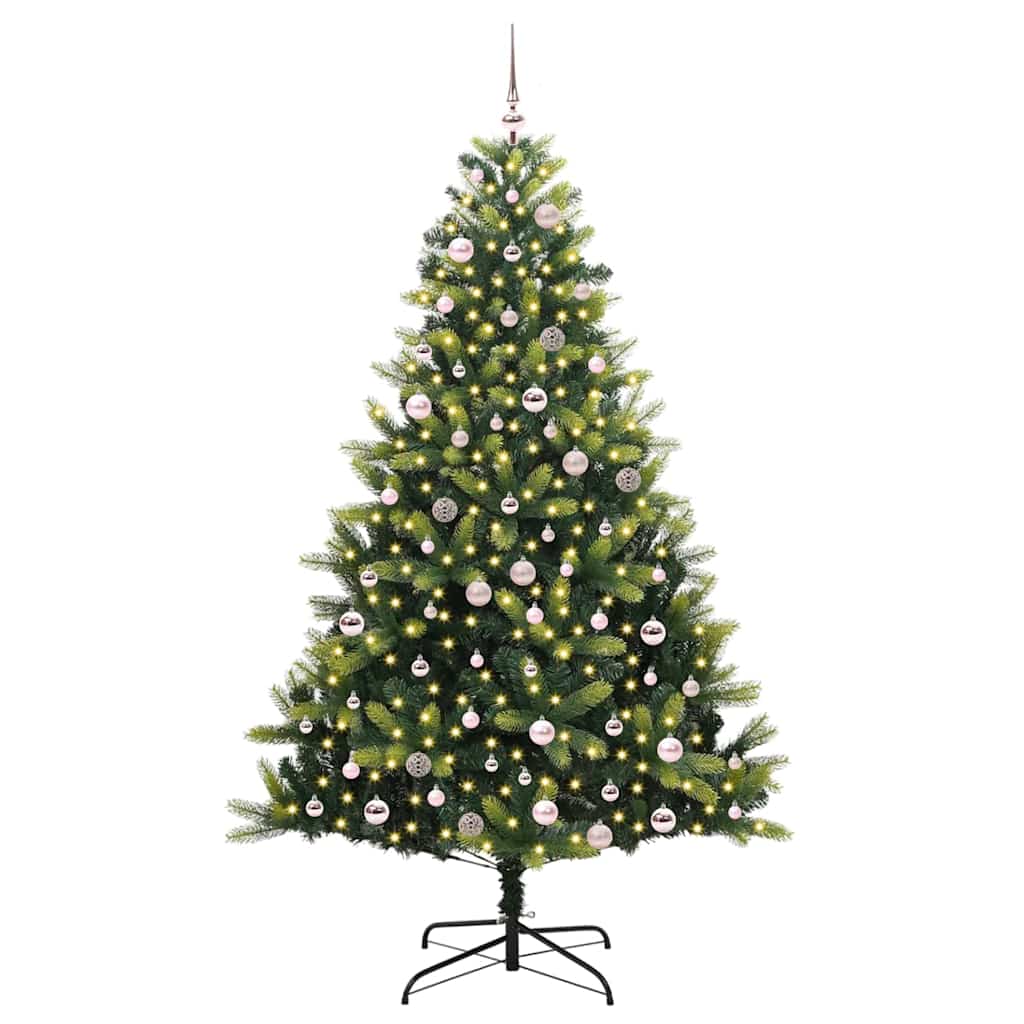 Arbre de Noël artificiel en silicone flexible 300 LEDs 240 cm - XIOS