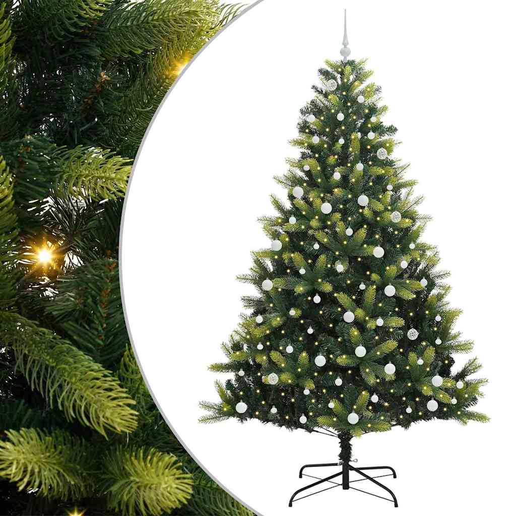 Arbre de Noël artificiel en silicone flexible 300 LEDs 240 cm - XIOS