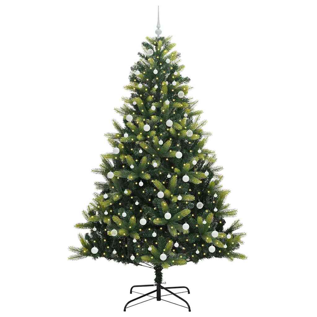 Arbre de Noël artificiel en silicone flexible 300 LEDs 240 cm - XIOS
