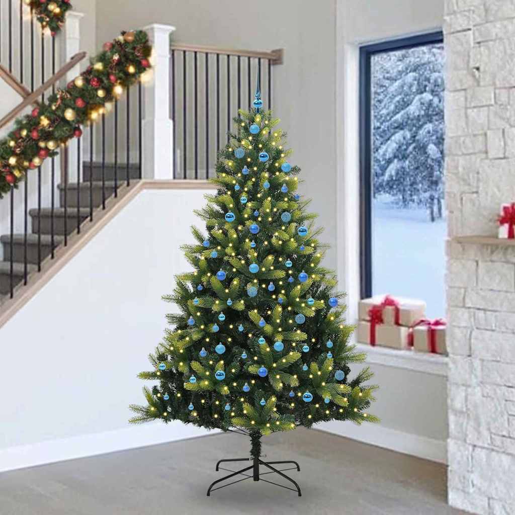 Arbre de Noël artificiel en silicone flexible 300 LEDs 240 cm - XIOS