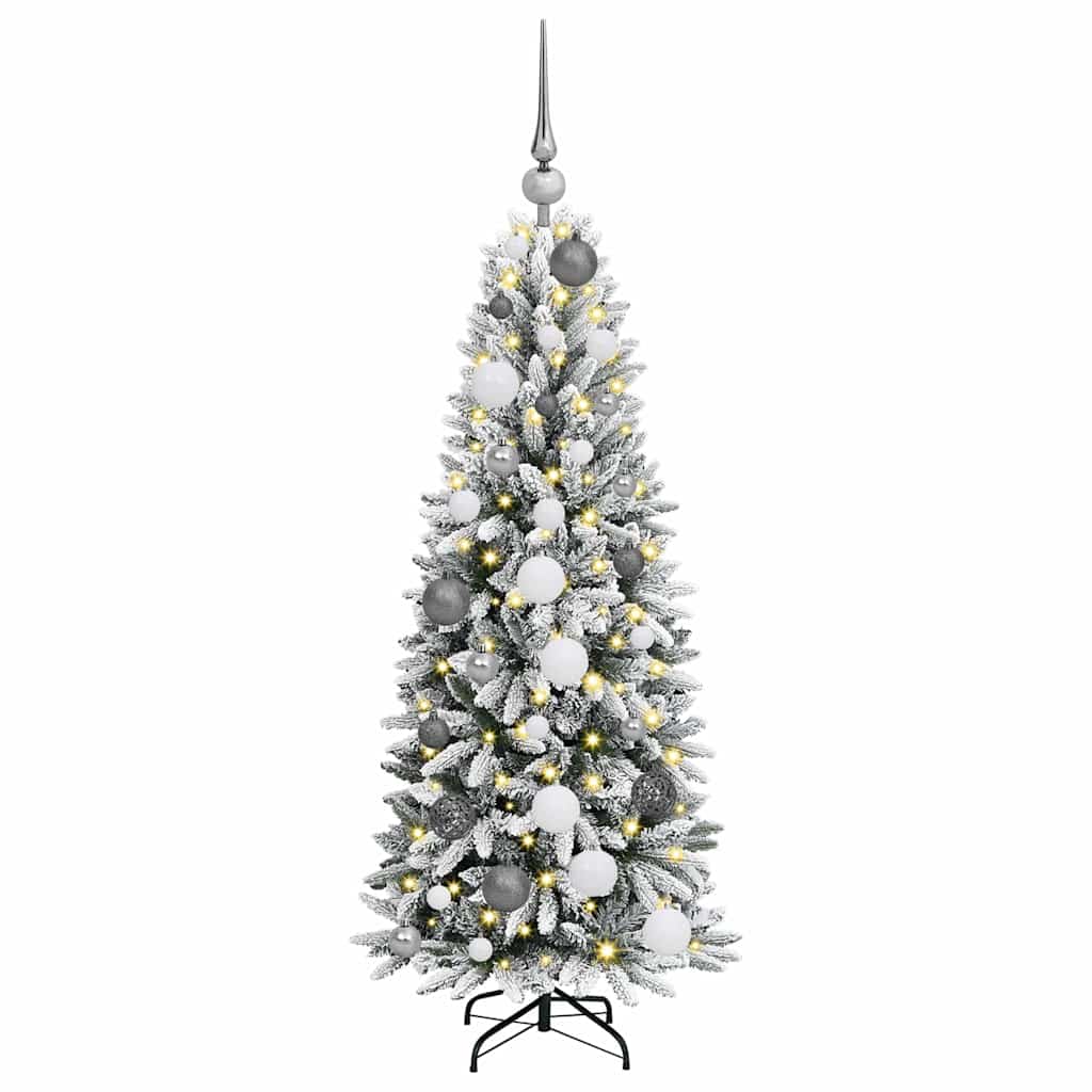 Sapin de Noël artificiel avec 150 LED Blanc 53 x 53 x 120 cm - XIOS