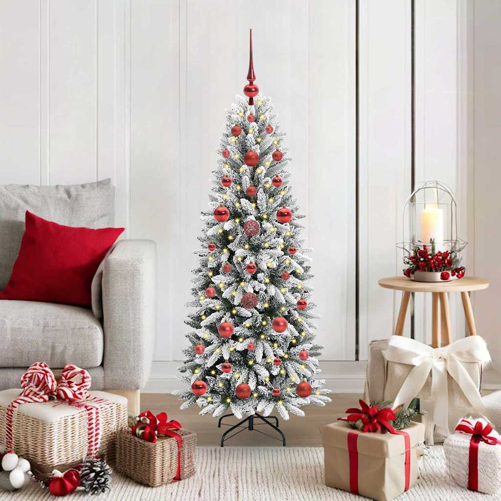 Sapin de Noël artificiel avec 150 LED Blanc 53 x 53 x 120 cm - XIOS