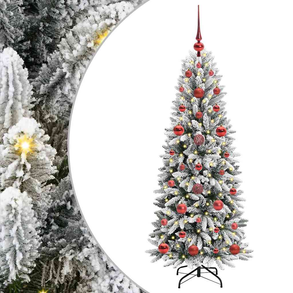 Sapin de Noël artificiel avec 150 LED Blanc 53 x 53 x 120 cm - XIOS