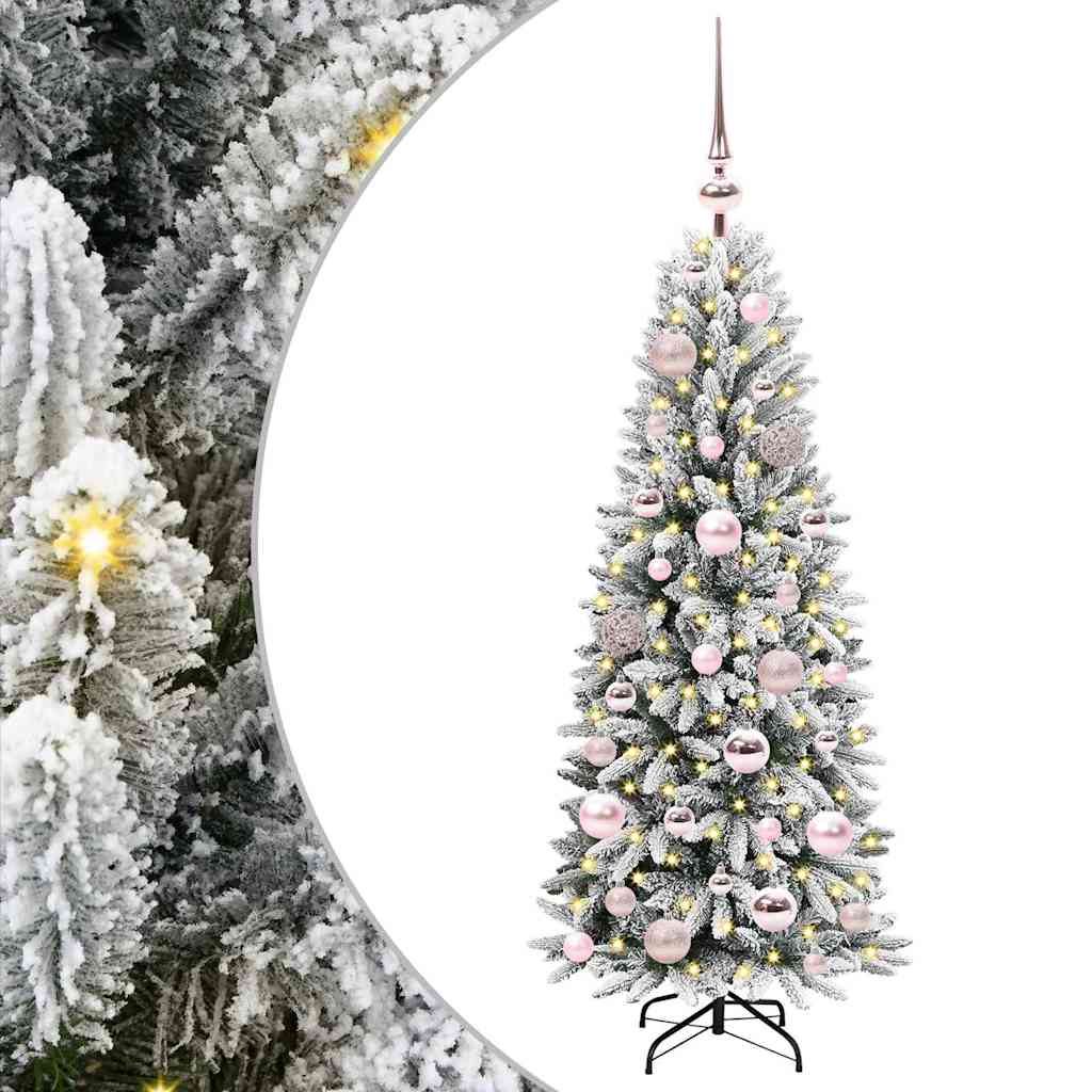 Sapin de Noël artificiel avec 150 LED Blanc 53 x 53 x 120 cm - XIOS