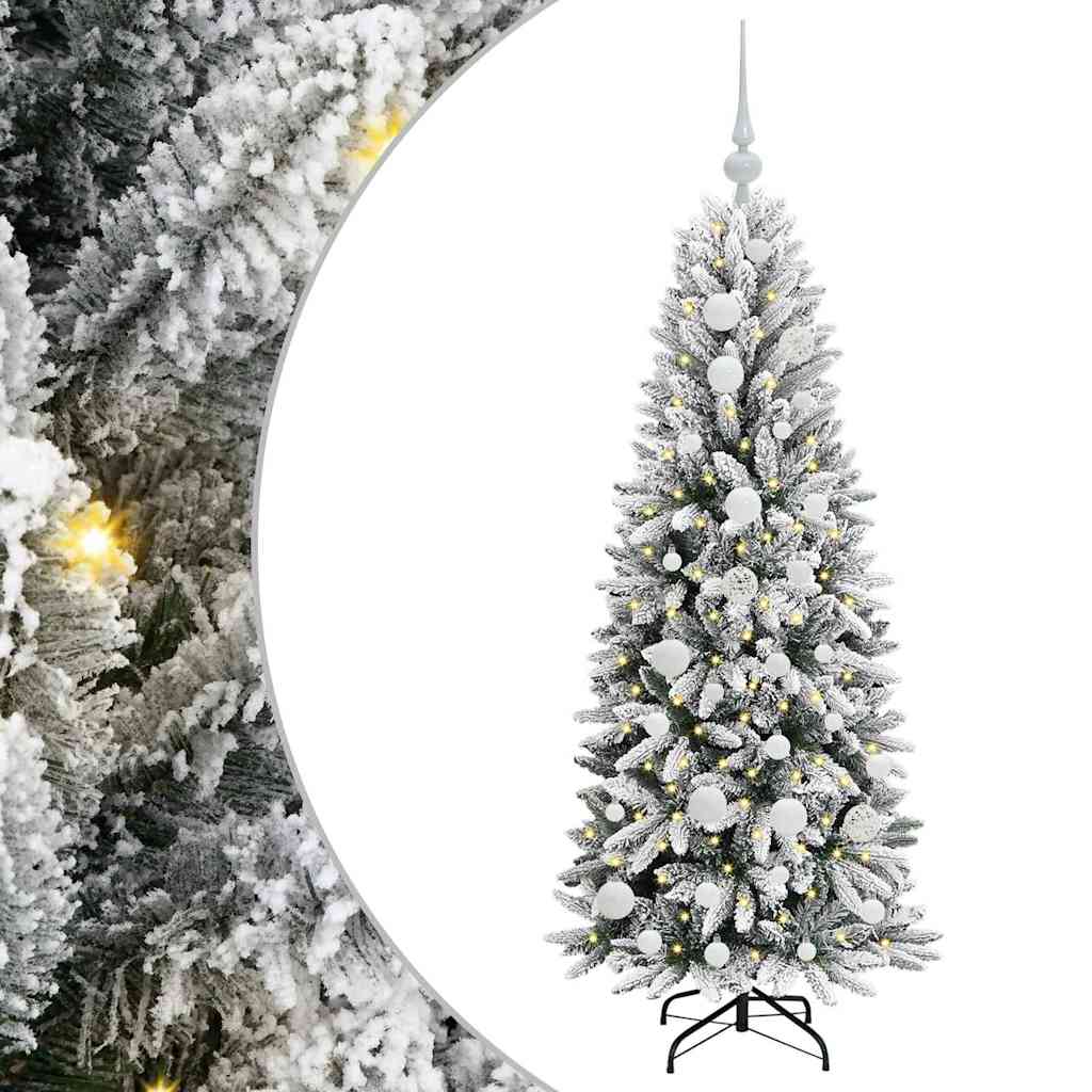 Sapin de Noël artificiel avec 150 LED Blanc 53 x 53 x 120 cm - XIOS