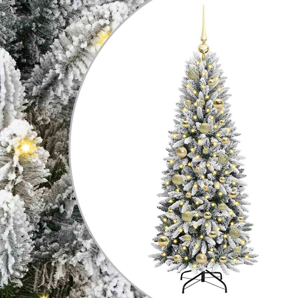 Sapin de Noël artificiel avec 150 LED Blanc 53 x 53 x 120 cm - XIOS