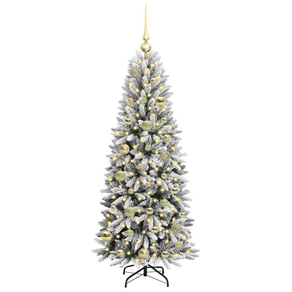 Sapin de Noël artificiel avec 150 LED Blanc 53 x 53 x 120 cm - XIOS
