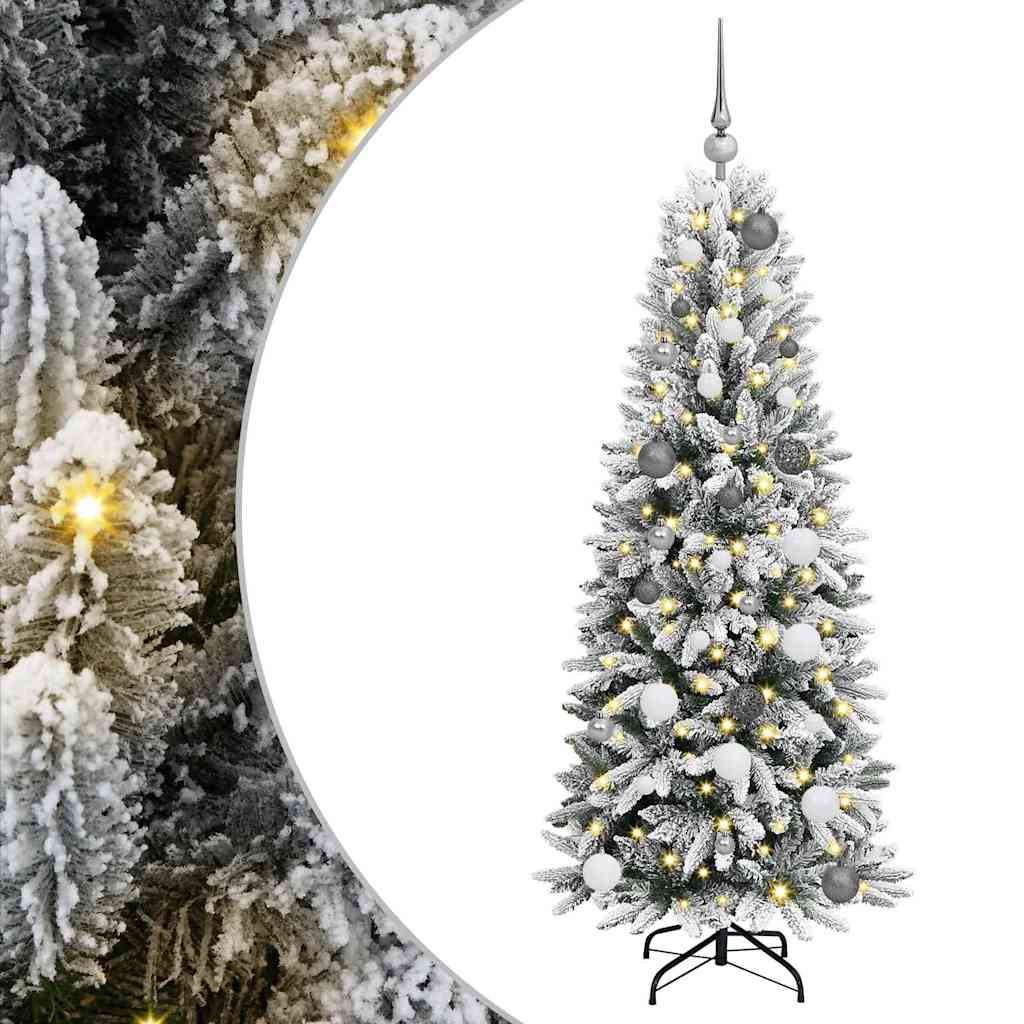 Sapin de Noël artificiel avec 150 LED Blanc 63 x 63 x 150 cm - XIOS
