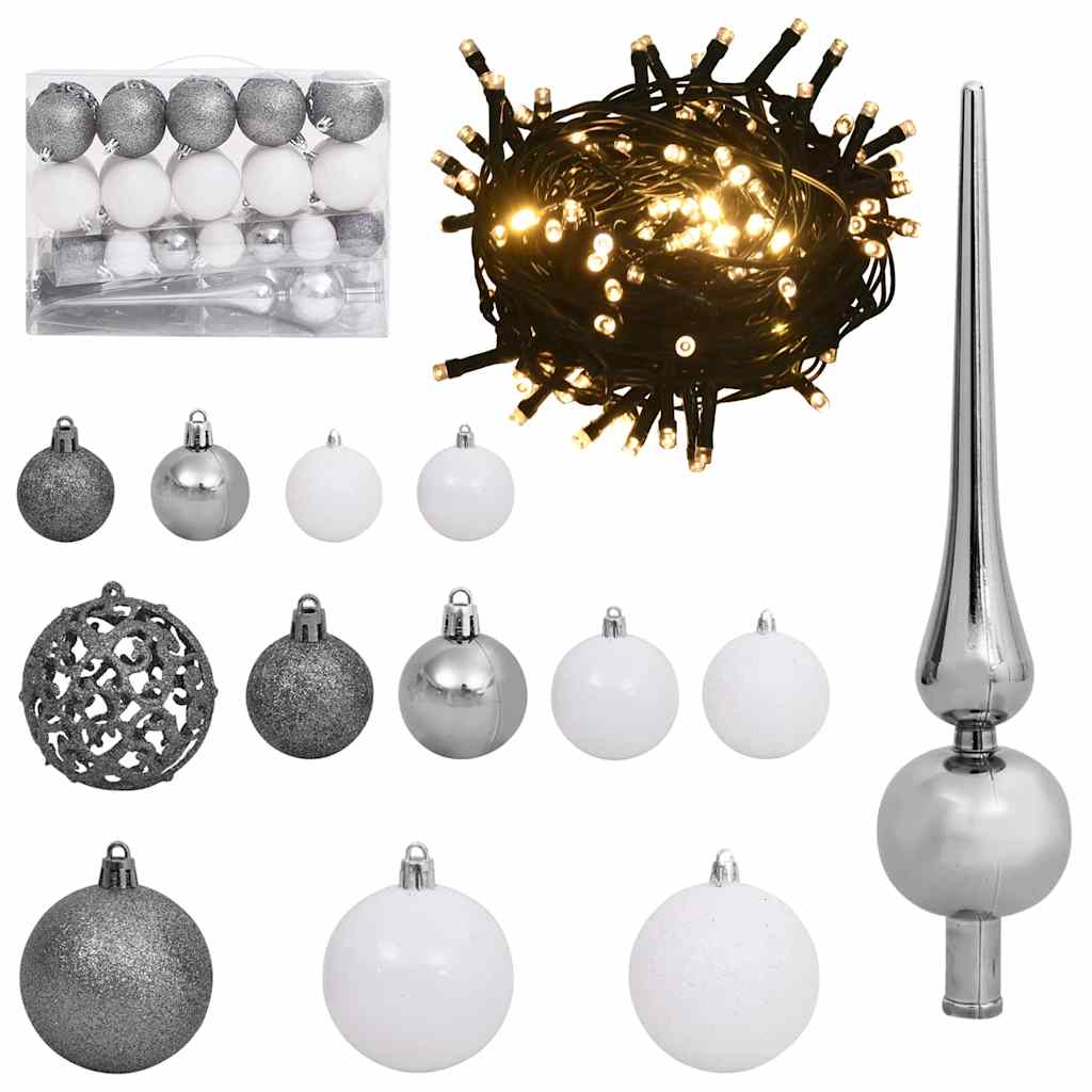 Sapin de Noël artificiel avec 150 LED Blanc 63 x 63 x 150 cm - XIOS