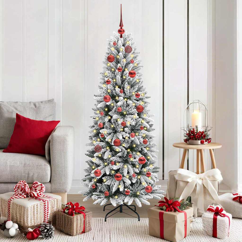 Sapin de Noël artificiel avec 150 LED Blanc 63 x 63 x 150 cm - XIOS