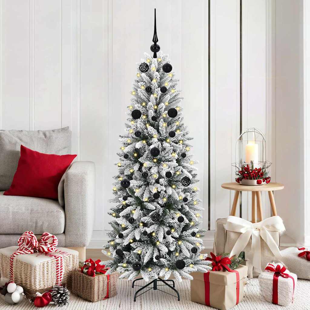 Sapin de Noël artificiel avec 150 LED Blanc 63 x 63 x 150 cm - XIOS