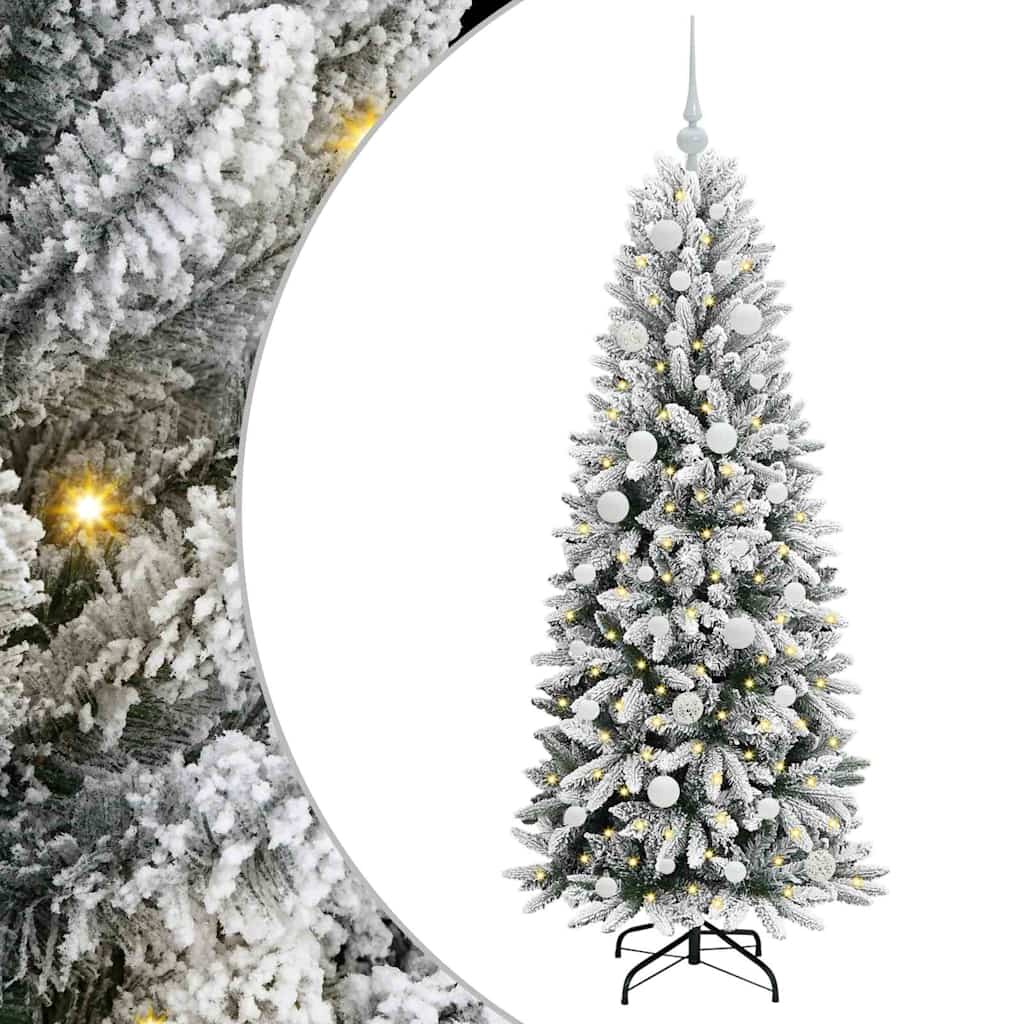 Sapin de Noël artificiel avec 150 LED Blanc 63 x 63 x 150 cm - XIOS