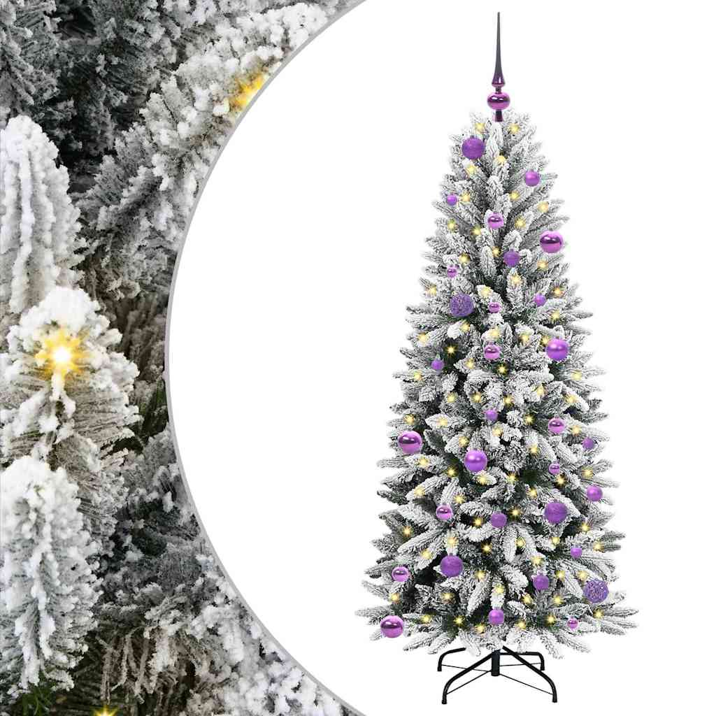 Sapin de Noël artificiel avec 150 LED Blanc 63 x 63 x 150 cm - XIOS