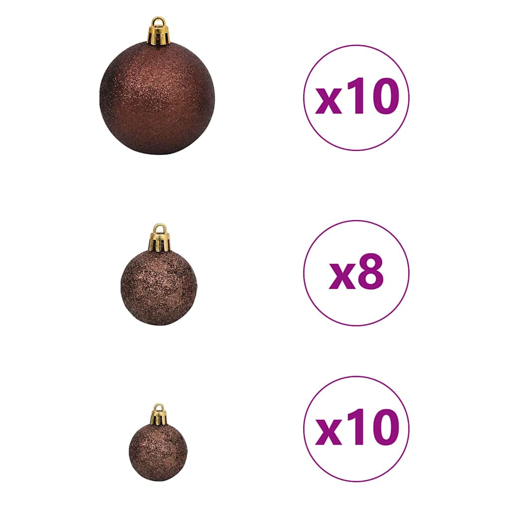 Sapin de Noël artificiel avec 300 LED avec support Blanc 180 cm - XIOS