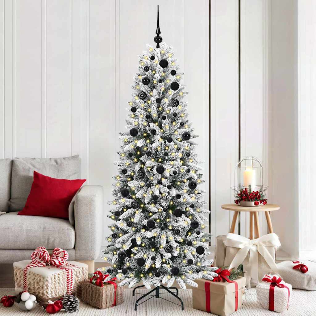 Sapin de Noël artificiel avec 300 LED Blanc 73 x 73 x 180 cm - XIOS