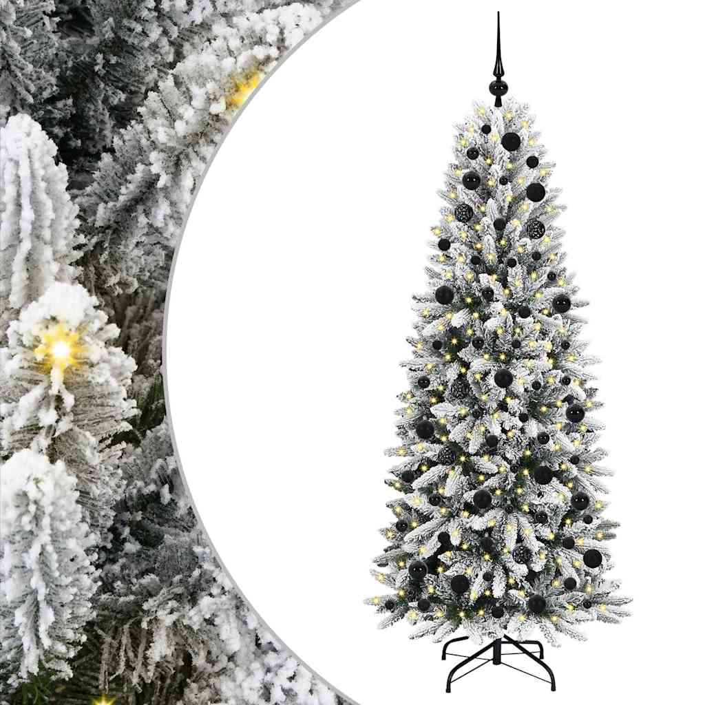 Sapin de Noël artificiel avec 300 LED Blanc 73 x 73 x 180 cm - XIOS