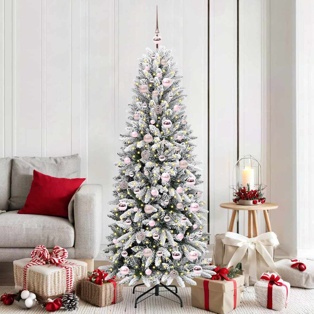 Sapin de Noël artificiel avec 300 LED Blanc 73 x 73 x 180 cm - XIOS