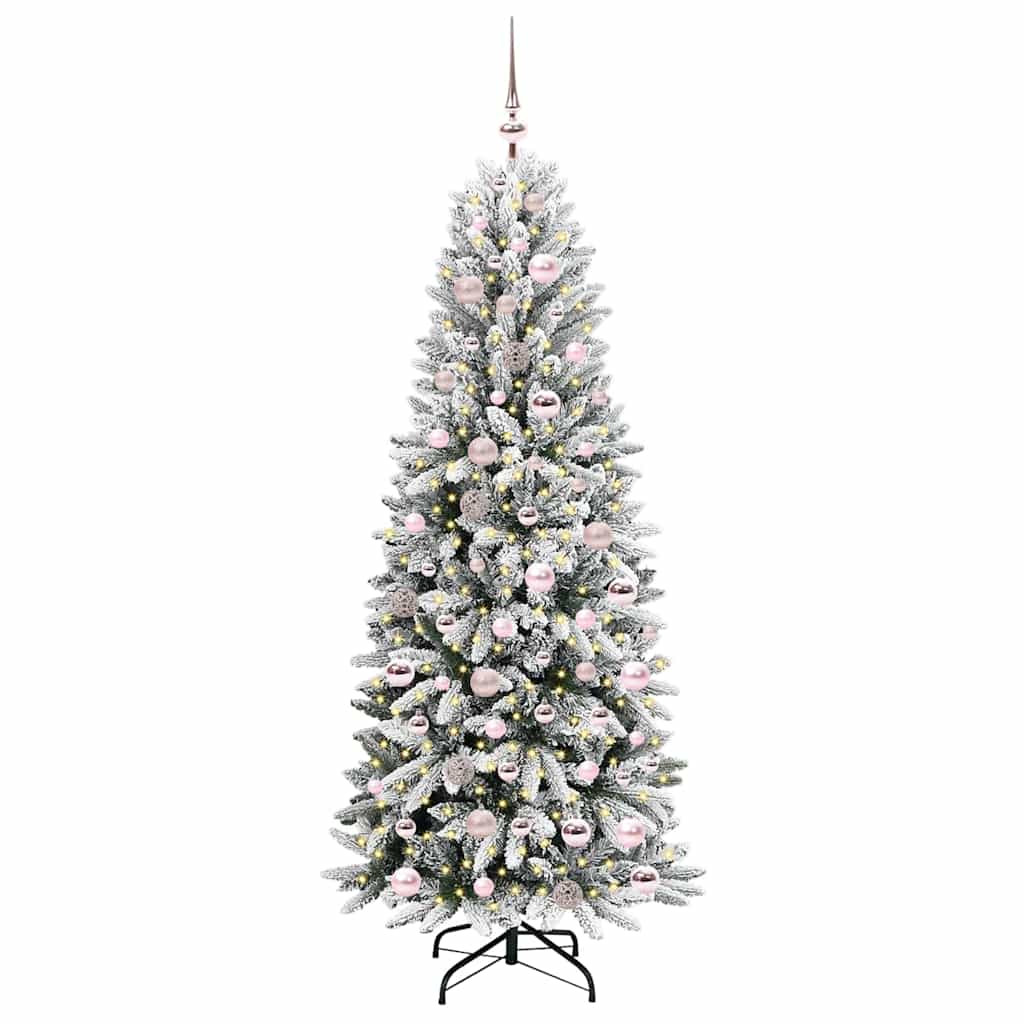 Sapin de Noël artificiel avec 300 LED Blanc 73 x 73 x 180 cm - XIOS
