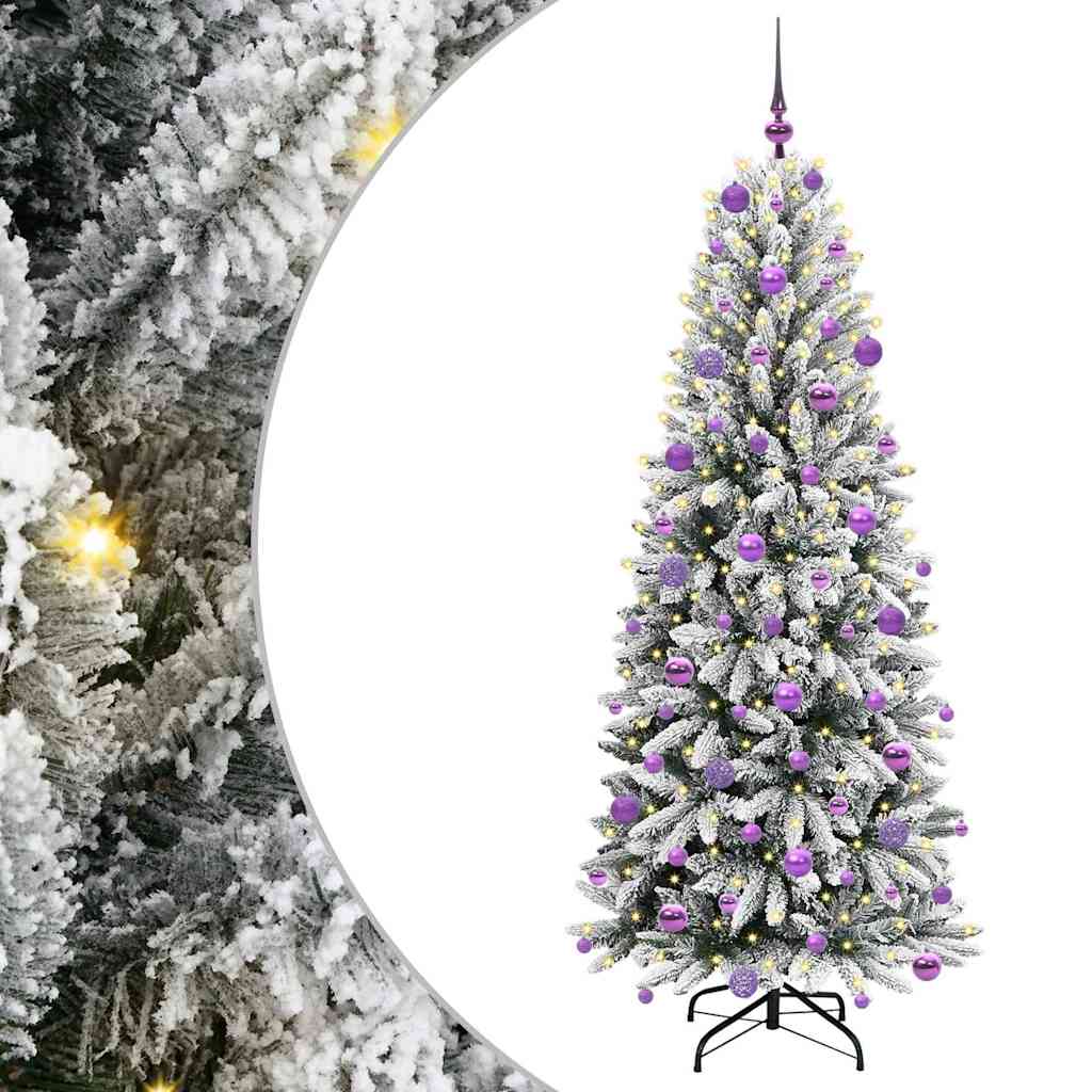 Sapin de Noël artificiel avec 300 LED Blanc 73 x 73 x 180 cm - XIOS