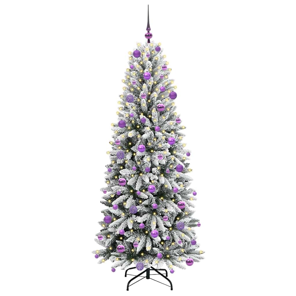 Sapin de Noël artificiel avec 300 LED Blanc 73 x 73 x 180 cm - XIOS