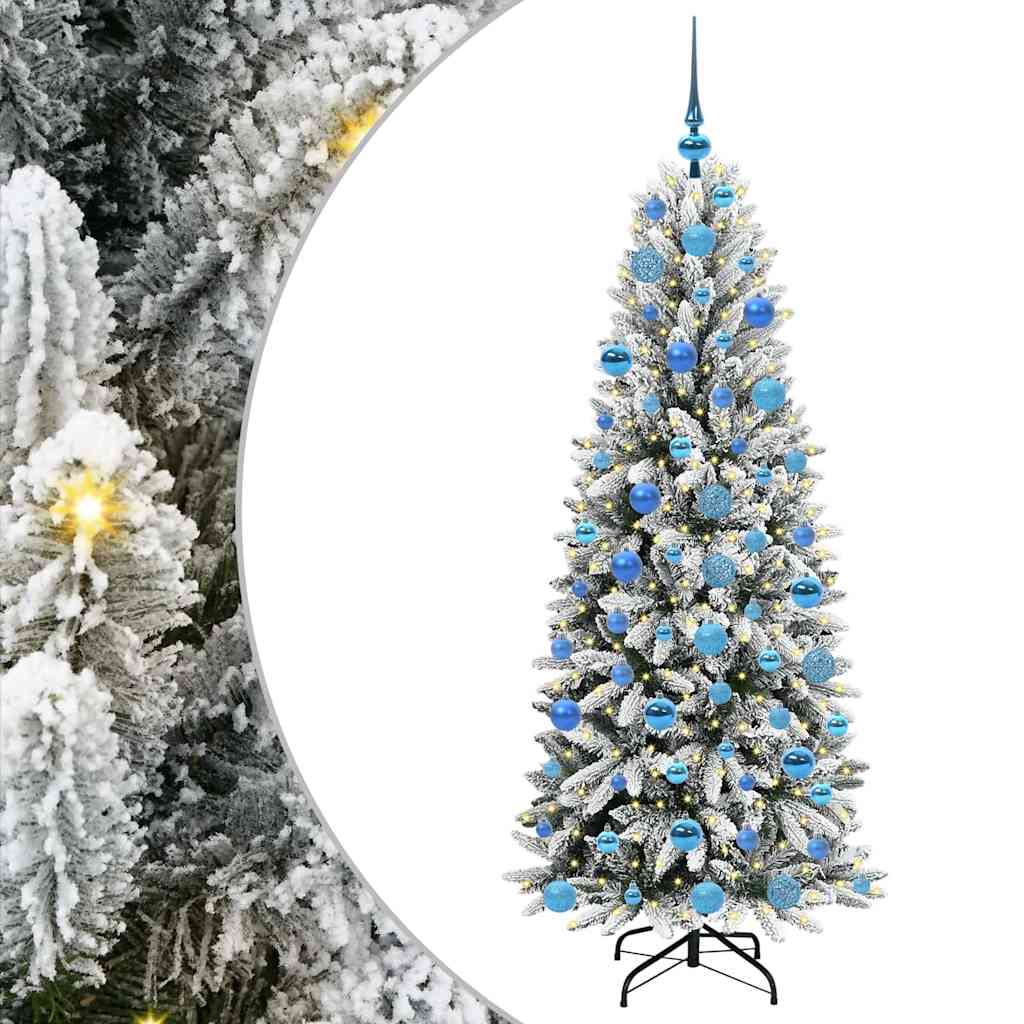 Sapin de Noël artificiel avec 300 LED Blanc 73 x 73 x 180 cm - XIOS