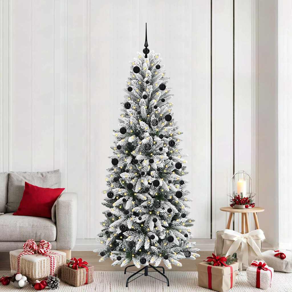Sapin de Noël artificiel avec 300 LED Blanc 78 x 78 x 210 cm - XIOS