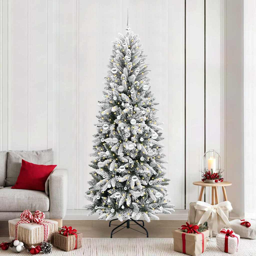 Sapin de Noël artificiel avec 300 LED Blanc 78 x 78 x 210 cm - XIOS