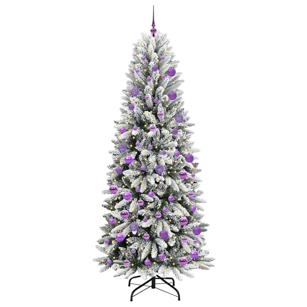 Sapin de Noël artificiel avec 300 LED Blanc 78 x 78 x 210 cm - XIOS