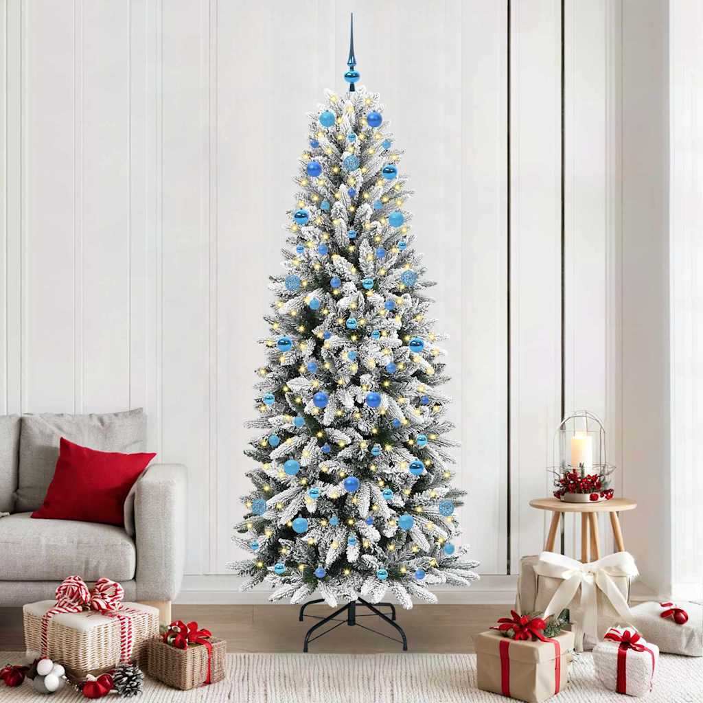 Sapin de Noël artificiel avec 300 LED Blanc 78 x 78 x 210 cm - XIOS