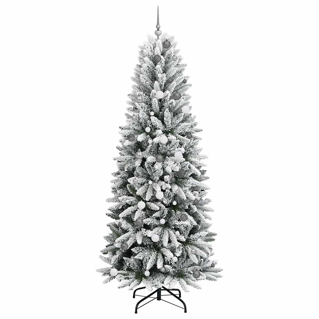 Sapin de Noël artificiel avec 300 LED avec support Blanc 240 cm - XIOS