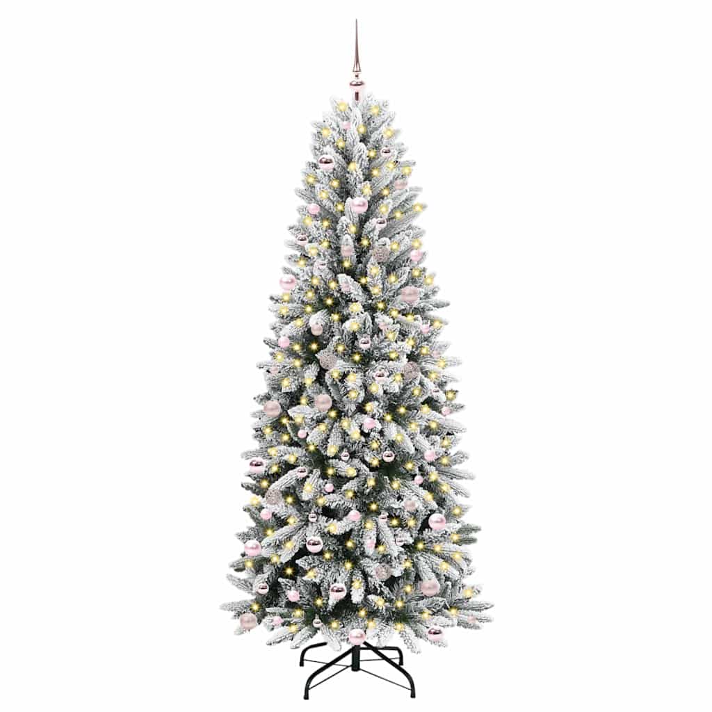 Sapin de Noël artificiel avec 300 LED Blanc 93 x 93 x 240 cm - XIOS