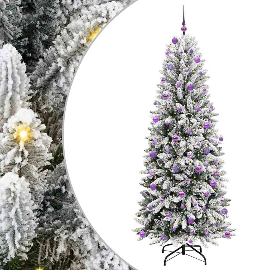 Sapin de Noël artificiel avec 300 LED Blanc 93 x 93 x 240 cm - XIOS