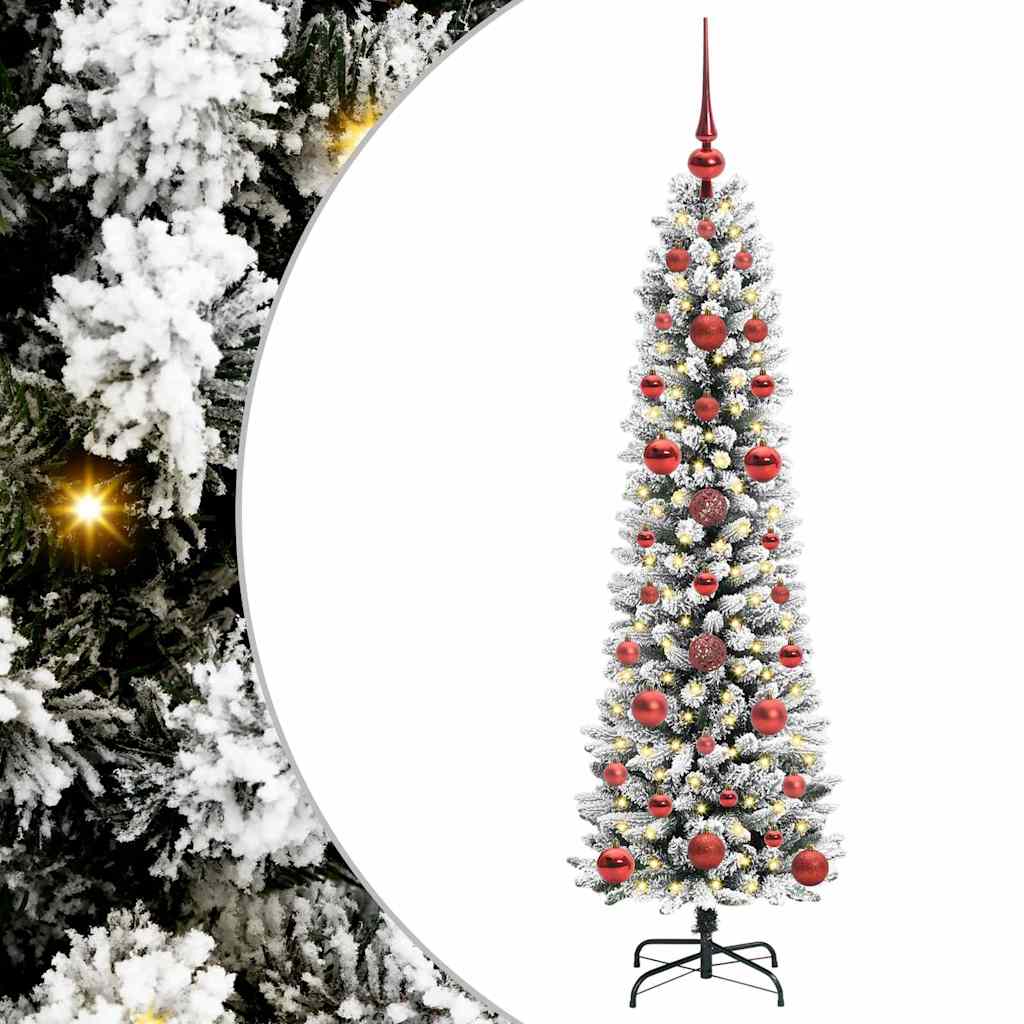 Sapin de Noël artificiel avec 150 LED Vert et blanc 120 cm - XIOS