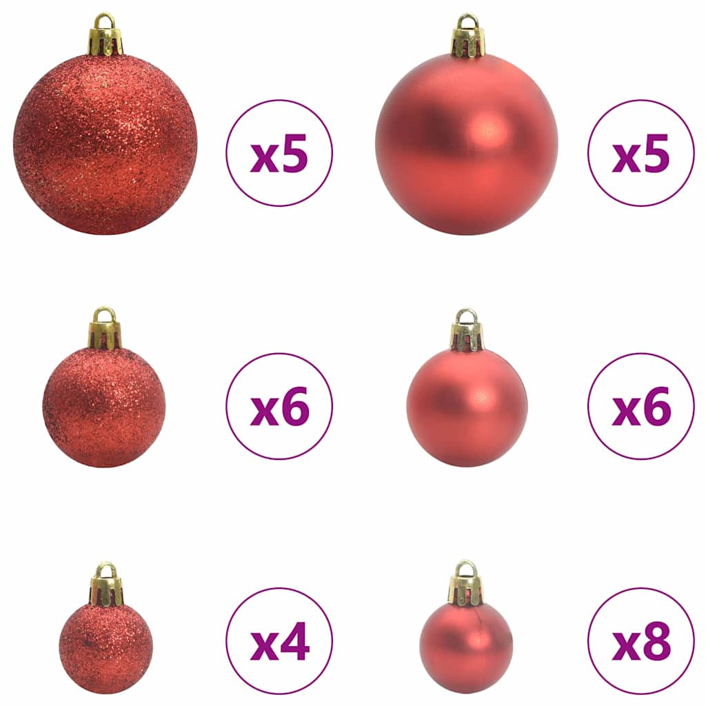 Sapin de Noël artificiel avec 150 LED Vert et blanc 120 cm - XIOS