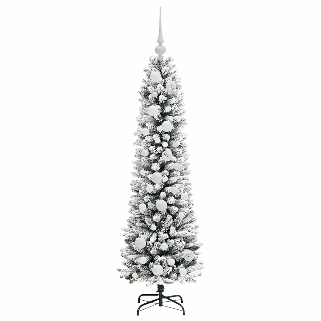 Sapin de Noël artificiel avec 150 LED Vert et blanc 120 cm - XIOS