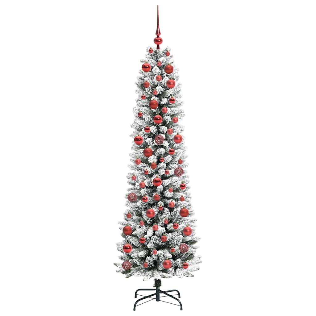 Sapin de Noël artificiel avec 300 LED Vert et blanc 180 cm - XIOS