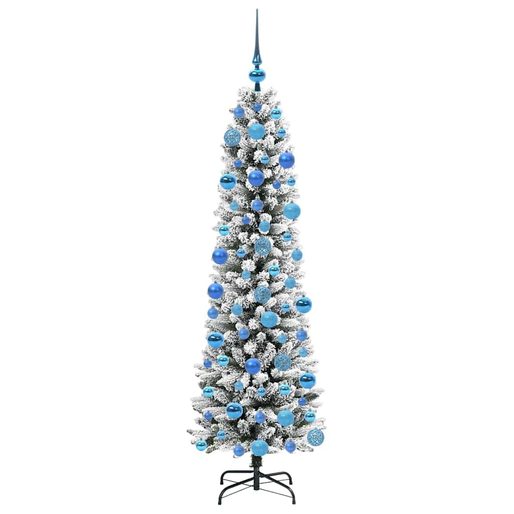 Sapin de Noël artificiel avec 300 LED Vert et blanc 180 cm - XIOS