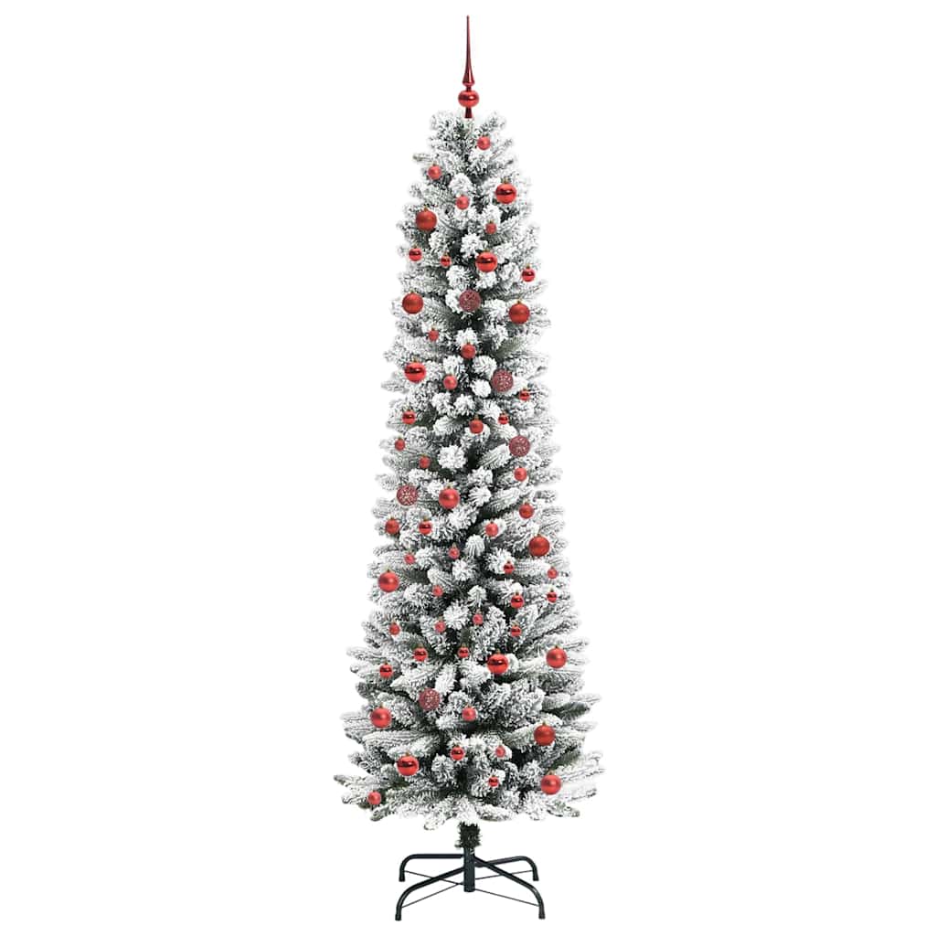 Sapin de Noël artificiel avec 300 LED Vert et blanc 210 cm - XIOS