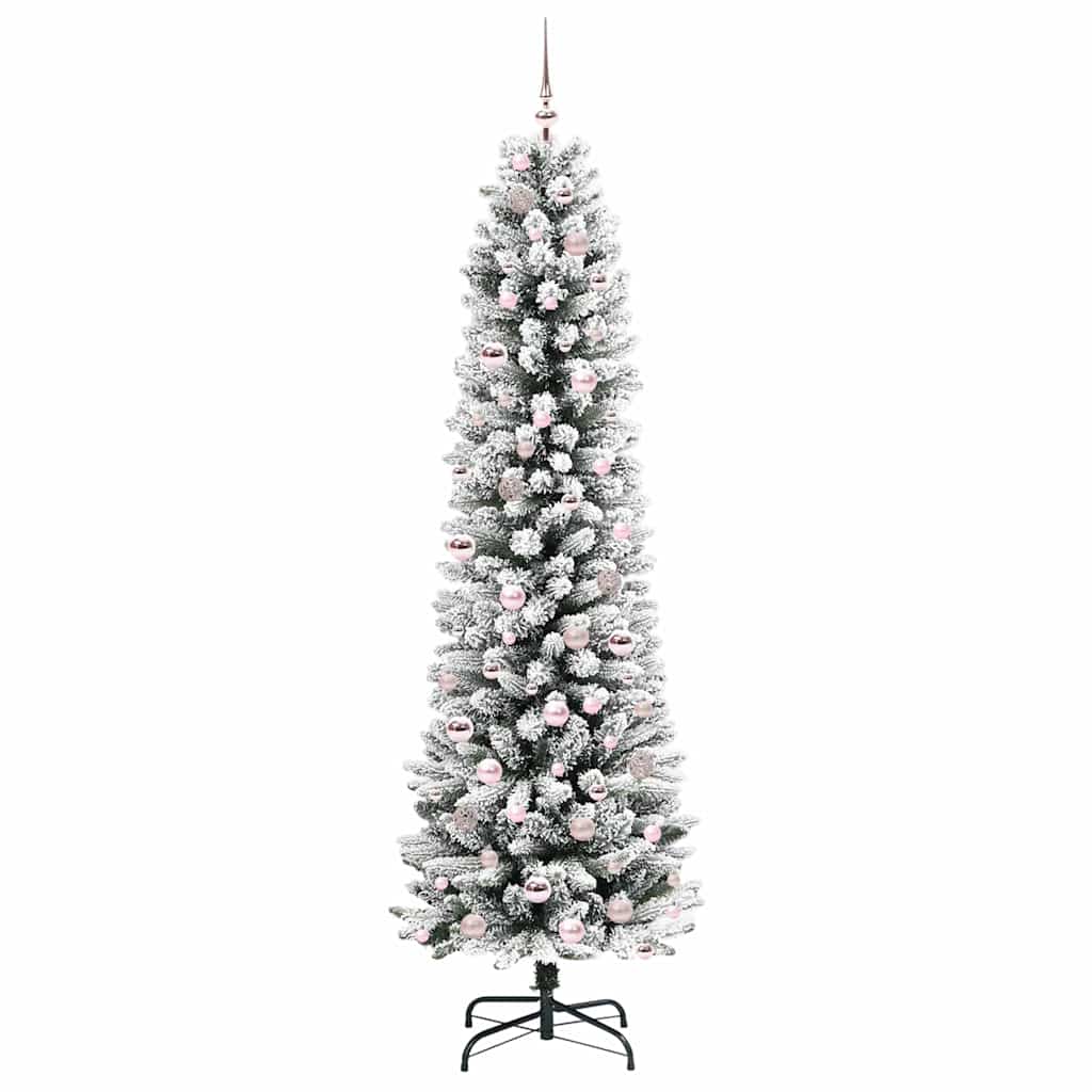 Sapin de Noël artificiel avec 300 LED Vert et blanc 210 cm - XIOS