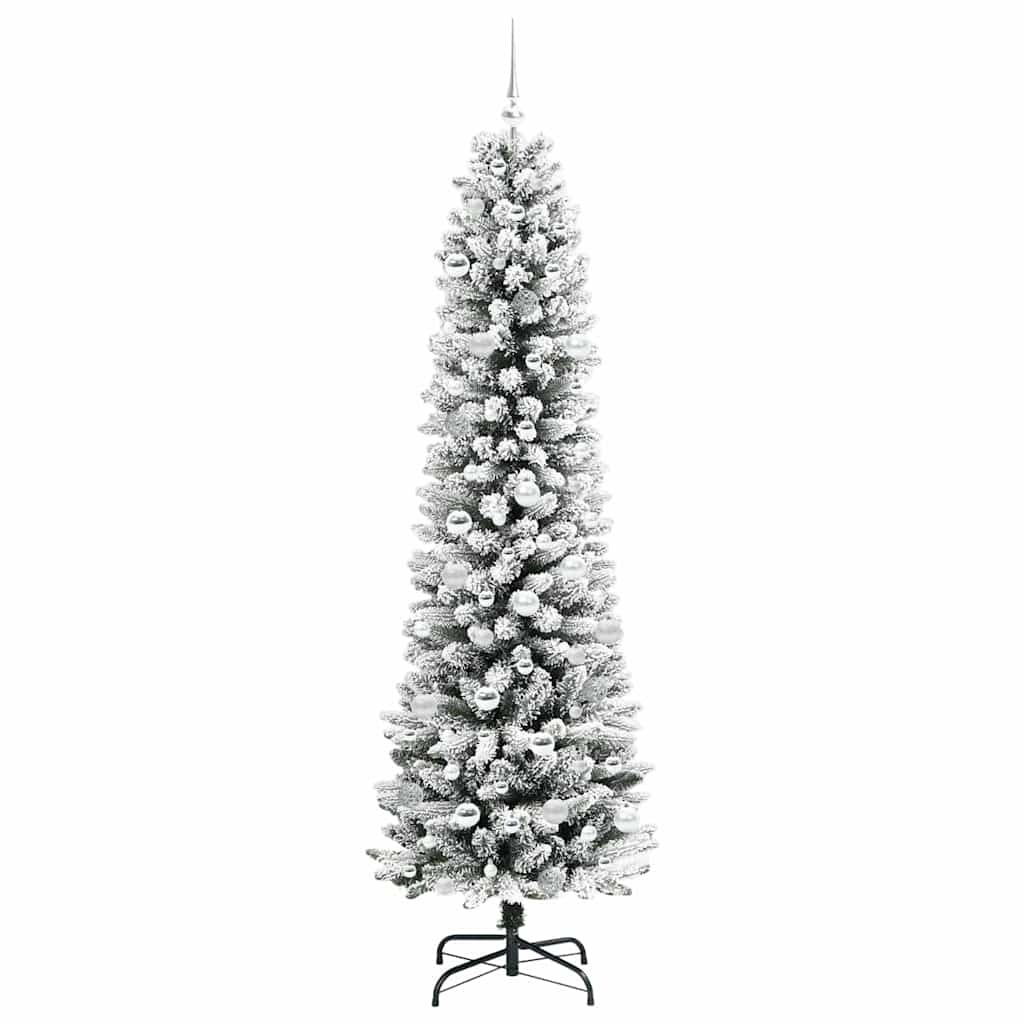 Sapin de Noël artificiel avec 300 LED Vert et blanc 210 cm - XIOS