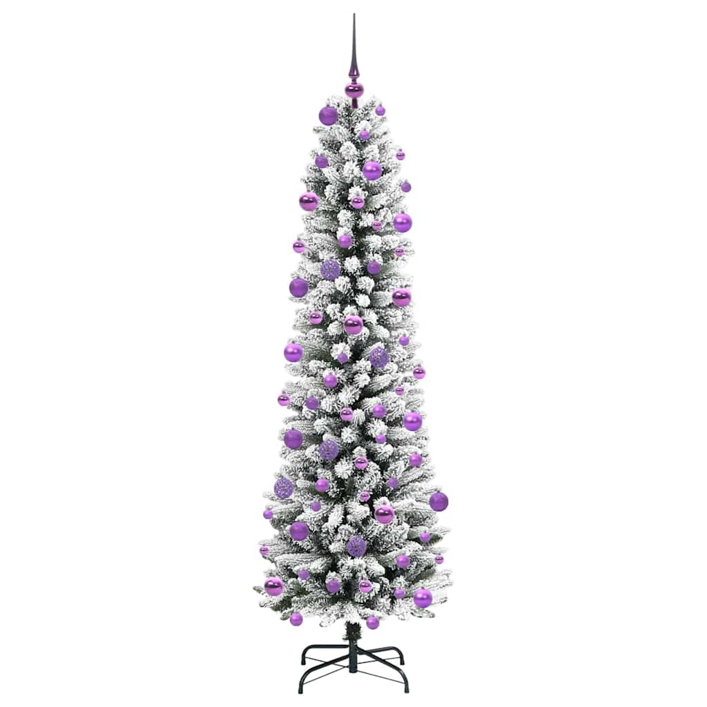 Sapin de Noël artificiel avec 300 LED Vert et blanc 210 cm - XIOS